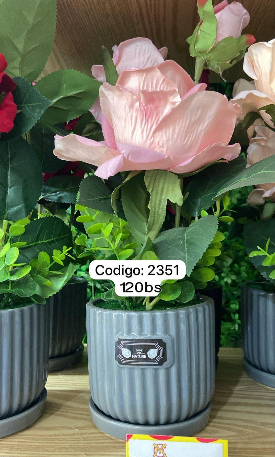 Flores de plástico-2351